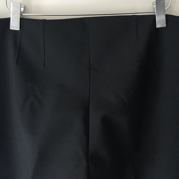 Theory Black Belisa Slim Stretch Wool Side Zip 6 - Picture 6 of 8